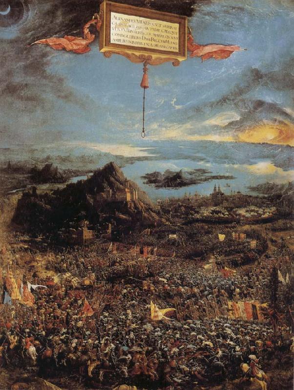 Albrecht Altdorfer Alexander's Vicory oil painting picture